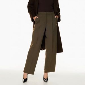 Babaton Aritzia Pleated Trouser Pant